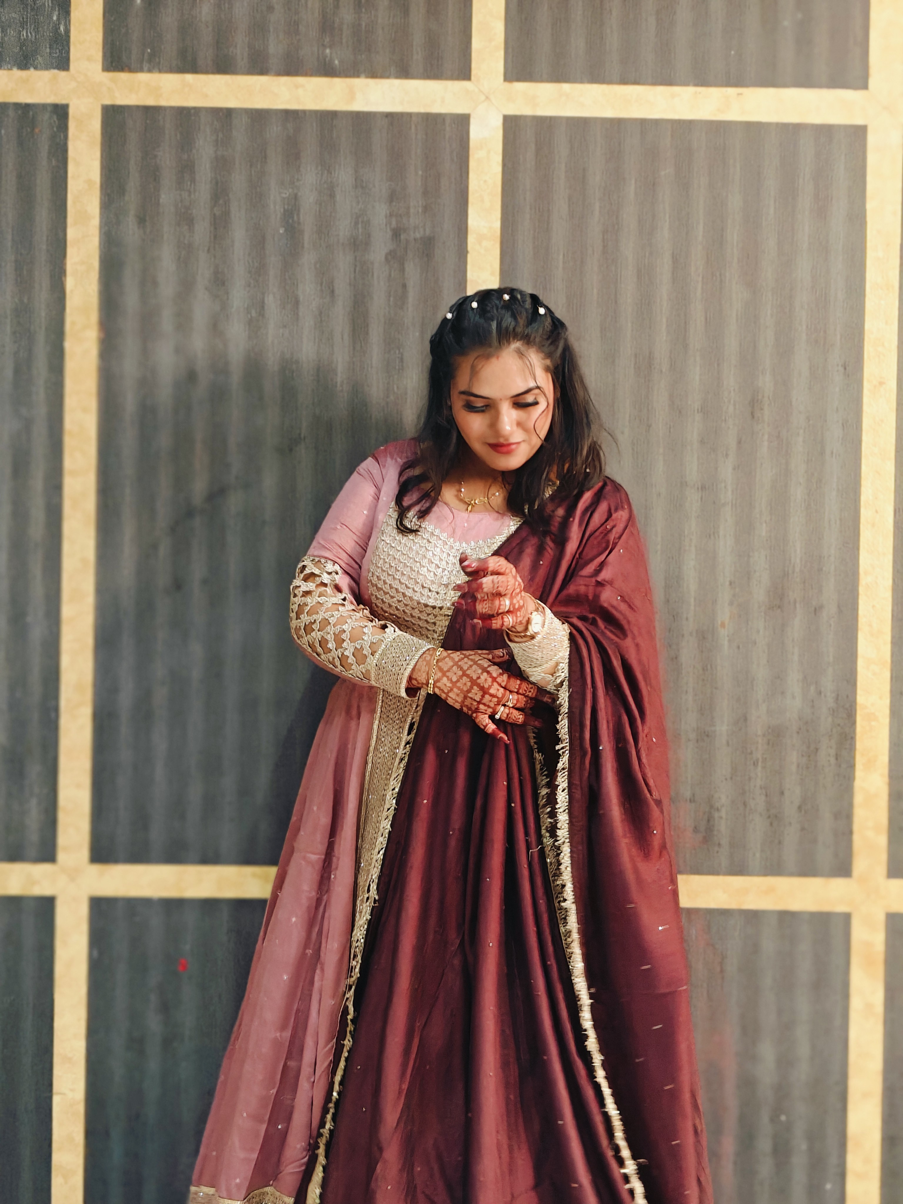 Gulaabi Shaam Editorial — Bridal look by House of Rveechi